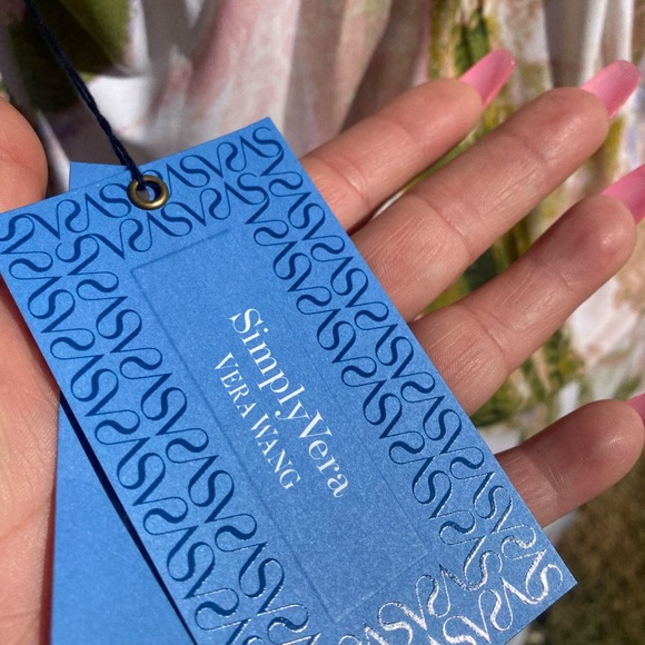 Vera Wang Kohl's Tan and Cream Midi Sundress for Wedding Guest - Picture 9 of 12